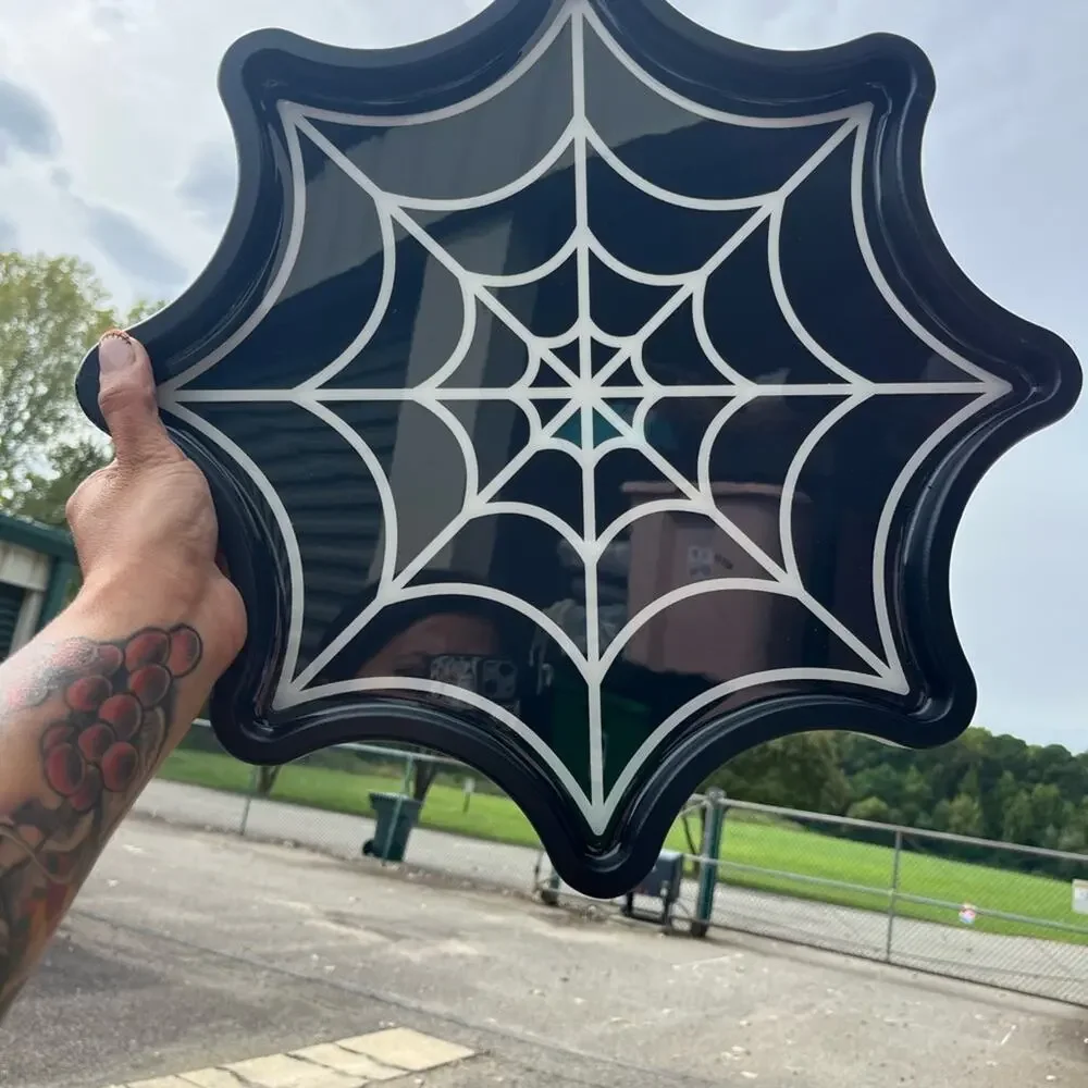 Black Spider Web Wall Decor